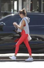 ALESSANDRA AMBROSIO Heading to a Gym in Beverly Hills 09/27/2022