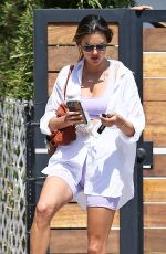 ALESSANDRA AMBROSIO Leaves a Workout Session in Beverly Hills 09/13/2022
