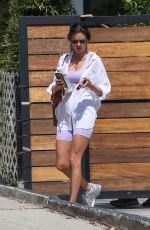 ALESSANDRA AMBROSIO Leaves a Workout Session in Beverly Hills 09/13/2022