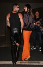 ALESSANDRA AMBROSIO Night Out with Friends at Milan Fashion Week 09/22/2022