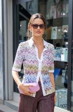 ALESSANDRA AMBROSIO Out and About at Milan Fashion Week 09/23/2022