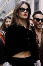 ALESSANDRA AMBROSIO Out and About at Milan Fashion Week 09/25/2022