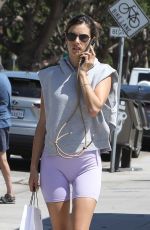 ALESSANDRA AMBROSIO Out for Juice After Workout in Brentwood 09/11/2022