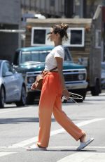 ALESSANDRA AMBROSIO Out Shopping and Out to Lunch at Gjelina in Venice Beach 09/16/2022