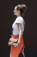 ALESSANDRA AMBROSIO Out Shopping and Out to Lunch at Gjelina in Venice Beach 09/16/2022