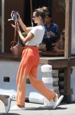 ALESSANDRA AMBROSIO Out Shopping and Out to Lunch at Gjelina in Venice Beach 09/16/2022