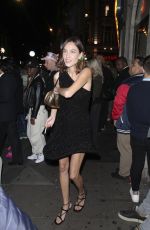 ALEXA CHUNG Arrives at JW Anderson Fashion Show in London 09/17/2022