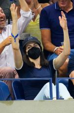 ALEXANDRA DADDARIO and Andrew Form at US Open in New York 09/04/2022