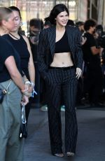 ALEXANDRA DADDARIO Arrives at Michael Kors Show at New York Fashion Week 09/14/2022