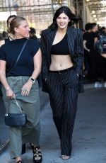 ALEXANDRA DADDARIO Arrives at Michael Kors Show at New York Fashion Week 09/14/2022
