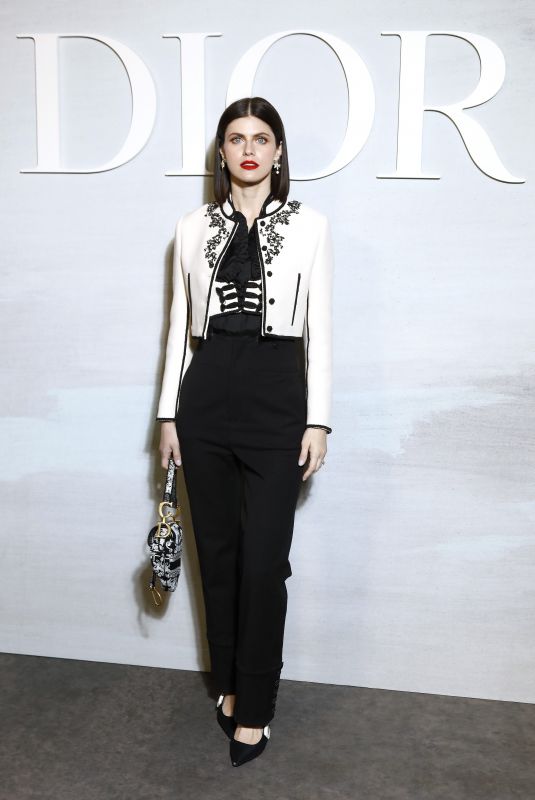ALEXANDRA DADDARIO at Christian Dior Show at Paris Fashion Week 09/27/2022