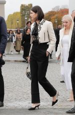 ALEXANDRA DADDARIO Leaves Dior Fashion Show at Paris Fashion Week 09/27/2022