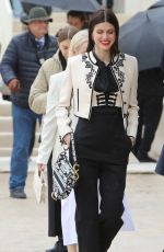 ALEXANDRA DADDARIO Leaves Dior Fashion Show at Paris Fashion Week 09/27/2022