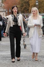 ALEXANDRA DADDARIO Leaves Dior Fashion Show at Paris Fashion Week 09/27/2022