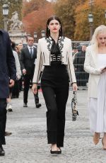 ALEXANDRA DADDARIO Leaves Dior Fashion Show at Paris Fashion Week 09/27/2022