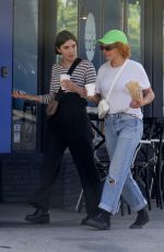 ALIA SHAWKAT Out for Coffee with a Friend in Los Feliz 09/16/2022