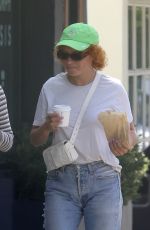 ALIA SHAWKAT Out for Coffee with a Friend in Los Feliz 09/16/2022