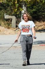 ALICIA SILVERSTONE Out Hiking in Hollywood Hills 09/13/2022