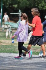 ALLEGRA VERSACE Out at Montanelli Park in Milan 09/03/2022