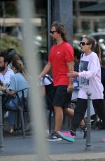 ALLEGRA VERSACE Out at Montanelli Park in Milan 09/03/2022