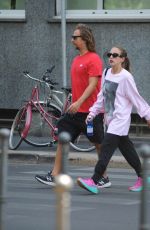 ALLEGRA VERSACE Out at Montanelli Park in Milan 09/03/2022