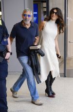 AMAL and George CLOONEY Arrives at Moynihan Train Station in New York 09/23/2022