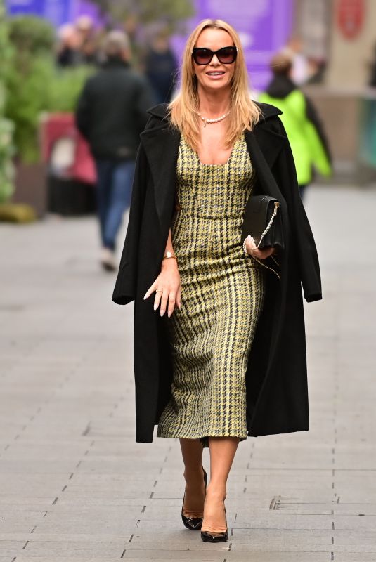 AMANDA HOLDEN Arrives at Global Radio Studios in London 09/28/2022