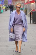 AMANDA HOLDEN Arrives at Heart Radio in London 09/30/2022