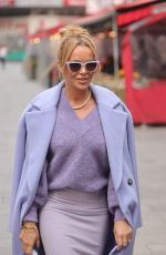 AMANDA HOLDEN Arrives at Heart Radio in London 09/30/2022