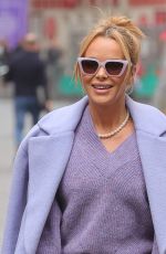 AMANDA HOLDEN Arrives at Heart Radio in London 09/30/2022