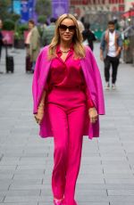 AMANDA HOLDEN Leaves Global Radio Studios in London 09/29/2022