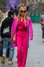 AMANDA HOLDEN Leaves Global Radio Studios in London 09/29/2022