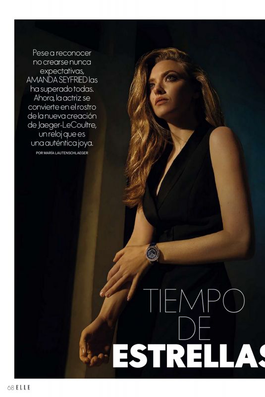 AMANDA SEYFRIED in Elle Magazine, Spain September 2022