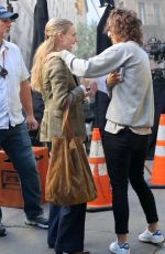 AMANDA SEYFRIED on the Set of The Crowded Room in New York 09/14/2022