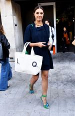 AMBER LE BON Arrives at Paul & Joe Catwalk at London Fashion Week 09/17/2022