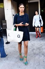 AMBER LE BON Arrives at Paul & Joe Catwalk at London Fashion Week 09/17/2022