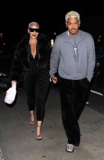AMBER ROSE and Alexander Edwards Arrives at Giorgio Baldi in Santa Monica 09/21/2022