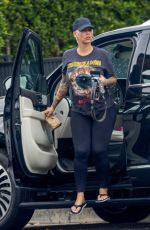 AMBER ROSE and Alexander Edwards Out for Mexican Food in Studio City 09/08/2022