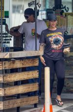 AMBER ROSE and Alexander Edwards Out for Mexican Food in Studio City 09/08/2022
