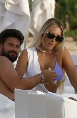 AMBER TURNER in Bikini Partying with Her Boyfriend Dan Edgar in Ibiza 09/02/2022