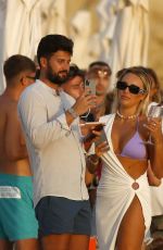 AMBER TURNER in Bikini Partying with Her Boyfriend Dan Edgar in Ibiza 09/02/2022