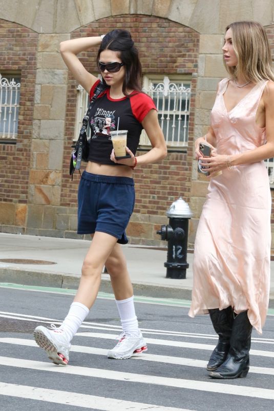 AMELIA HAMLIN and HEATHER BLAIR Out for Coffee in New York 09/05/2022