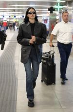 AMELIA HAMLIN Arrives at Airport in Milan 09/19/2022
