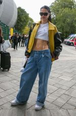 AMELIA HAMLIN Arrives at Diesel Show at Milan Fashion Week 09/21/2022
