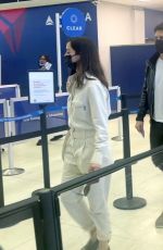 ANA DE ARMAS and Paul Boukadakis at JFK Airport in New York 09/04/2022