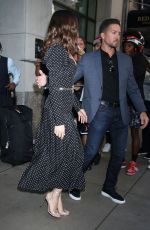 ANA DE ARMAS Heading to Late Night with Seth Meyers in New York 09/20/2022
