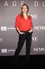ANA GIRARDOT at Simone, Le Voyage du Siecle Premiere at Unesco in Paris 09/28/2022