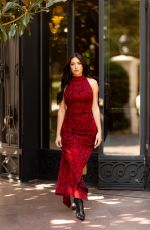 ANASTASIA KARANIKOLAOU Leaves Principe di Savoia Hotel in Milan 09/22/2022