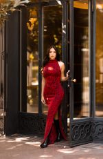 ANASTASIA KARANIKOLAOU Leaves Principe di Savoia Hotel in Milan 09/22/2022