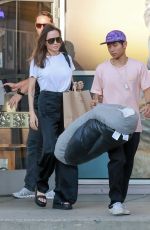 ANGELINA JOLIE at a Pet Store with Her Son Pax in Los Angeles 09/05/2022